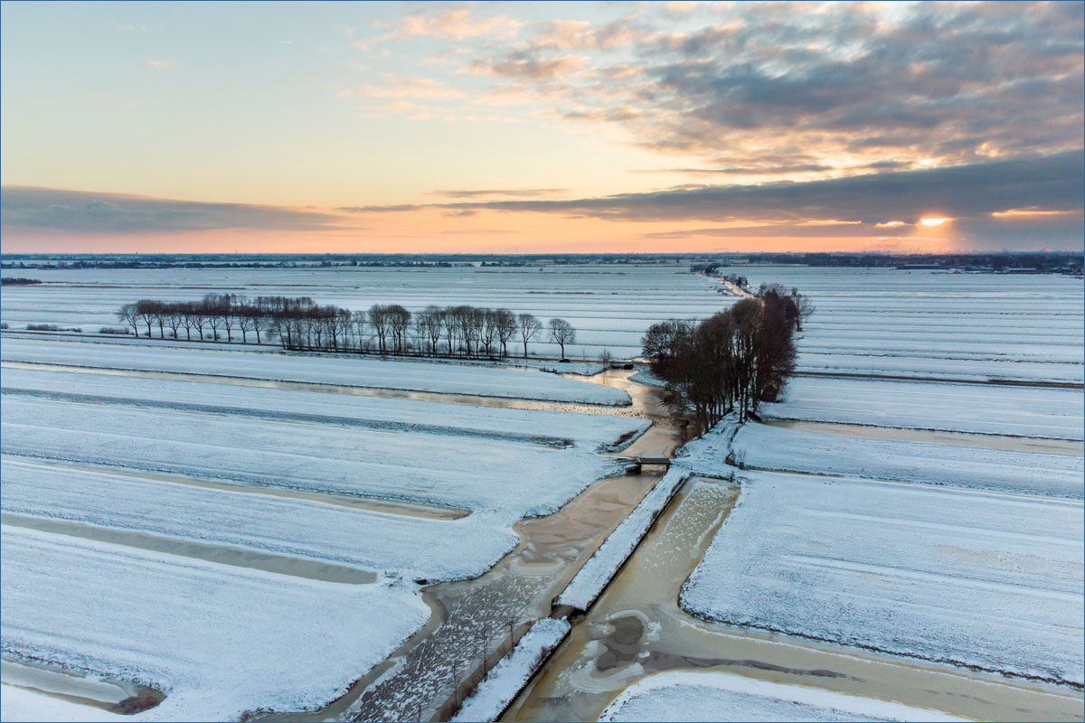 dronefotografie winter